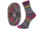 Preview: Furka Stretch-Sockenwolle von Golden Socks, Pro Lana,  Strumpfwolle grau pink
